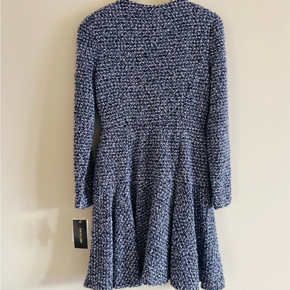 NWT TAYLOR Boucle Knit Dress - Picture 10 of 12